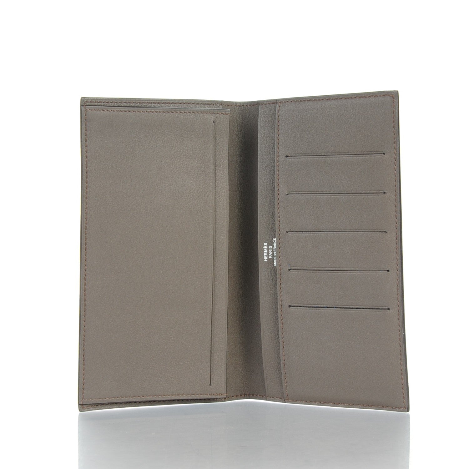 Hermes Swift MC2 Fleming Checkbook Holder Wallet Etain 5 of 7