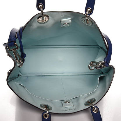 Christian Dior Smooth Calfskin Large Diorissimo Bag Navy Blue 7 of 25