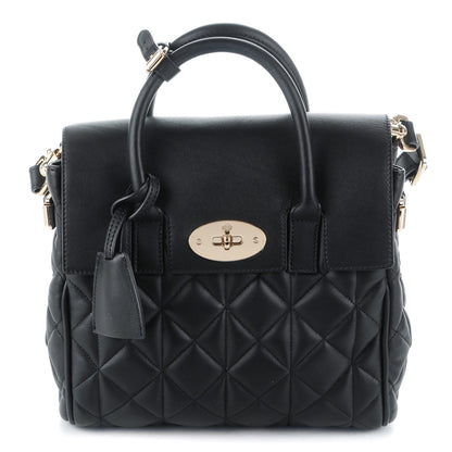 Mulberry Nappa Quilted Mini Cara Delevingne Convertible Bag Black 1 of 10