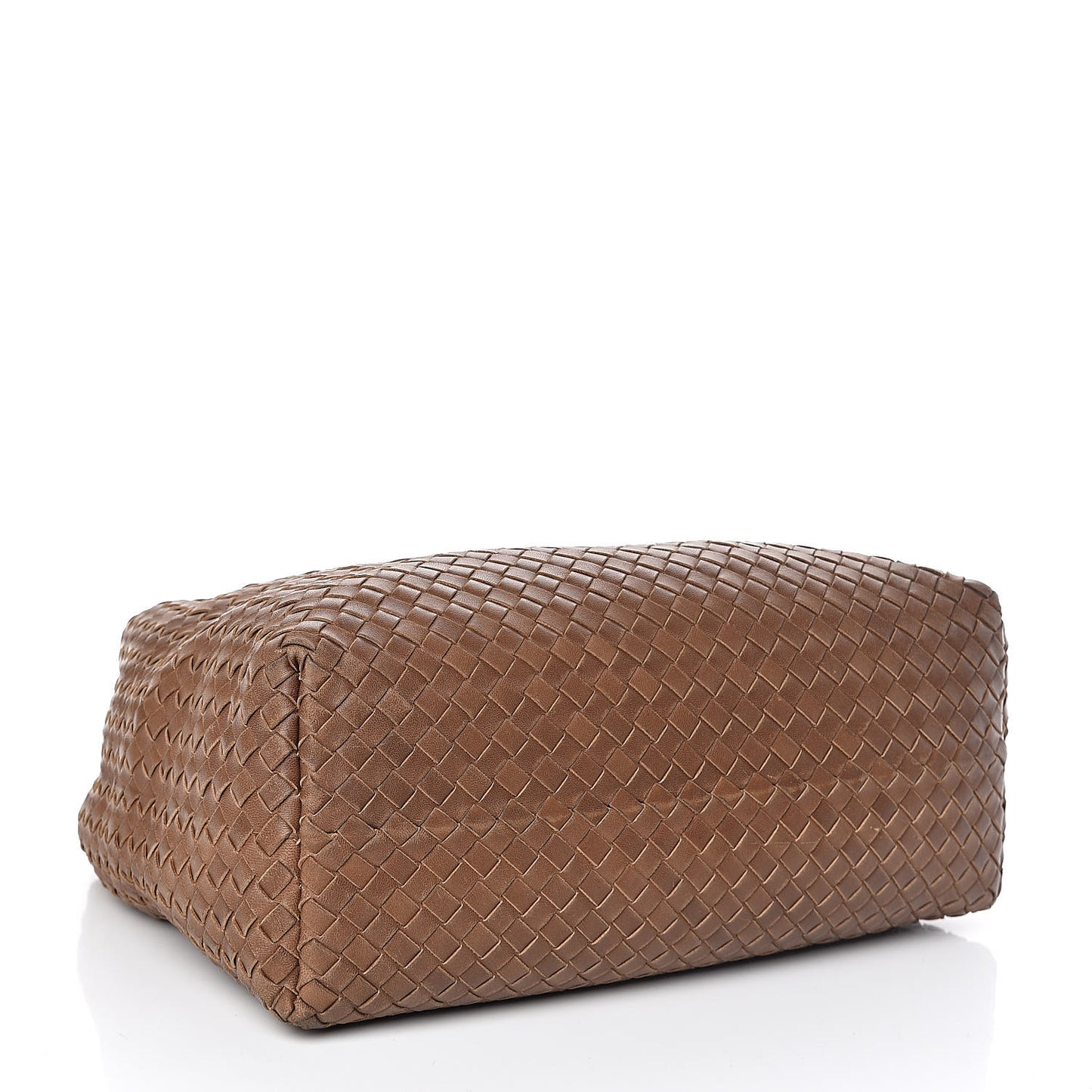 Nappa Intrecciato Pyramid Hobo Noce