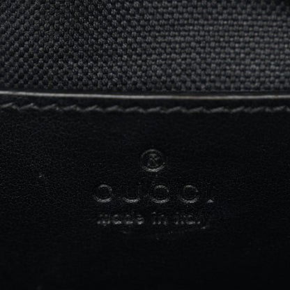 Gucci Calfskin Matelasse Monochrome Small GG Marmont Chain Shoulder Bag Black 6 of 13