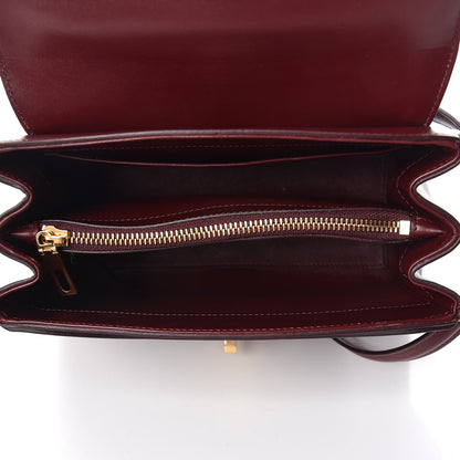 Celine Satinated Calfskin Small 16 Top Handle Bag Light Burgundy 4 of 5
