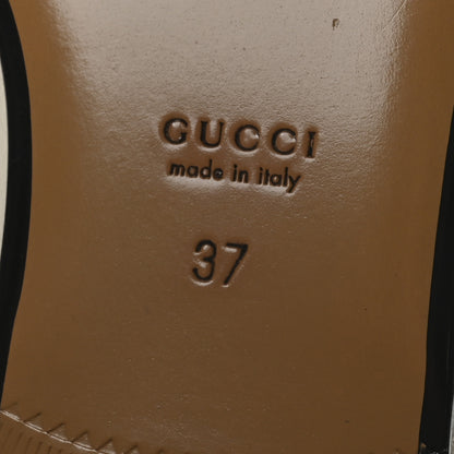 Gucci Malaga Kid Womens Princetown Slippers 37 Mystic White 7 of 9