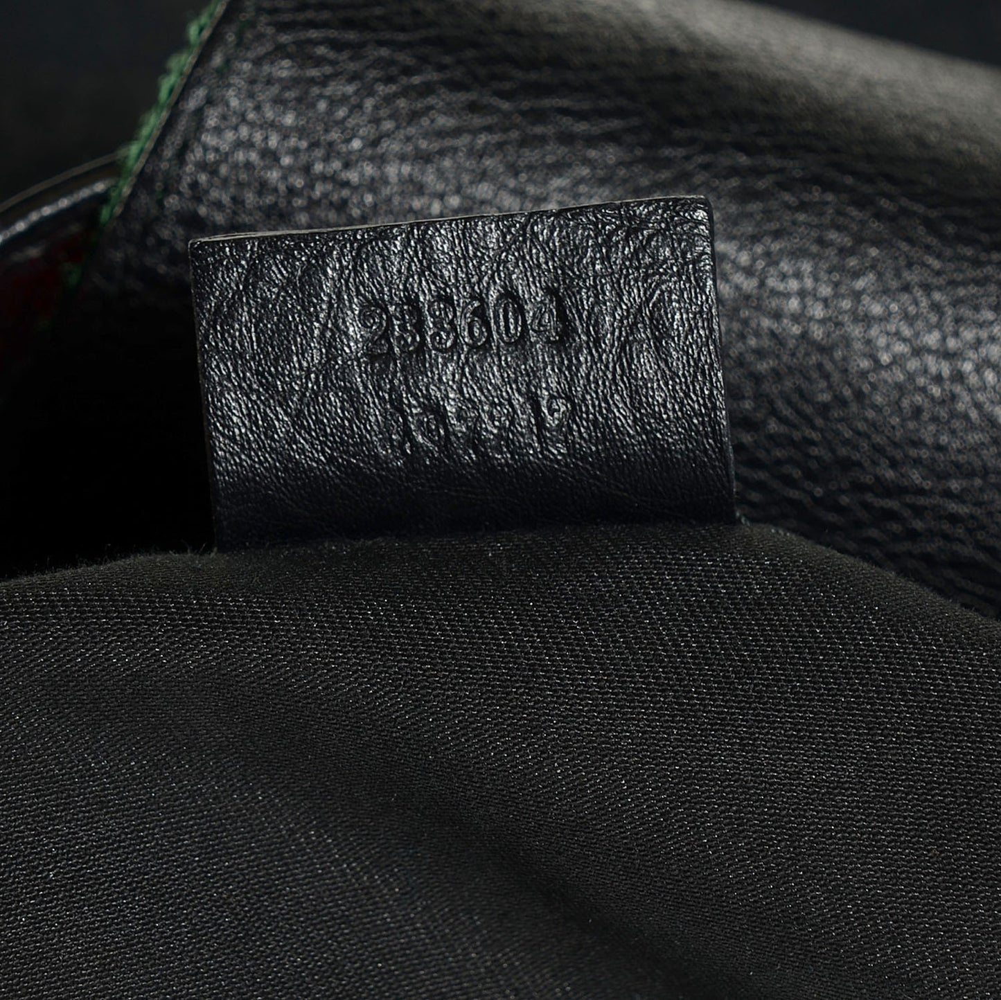 Monogram Large New Ladies Web Hobo Black