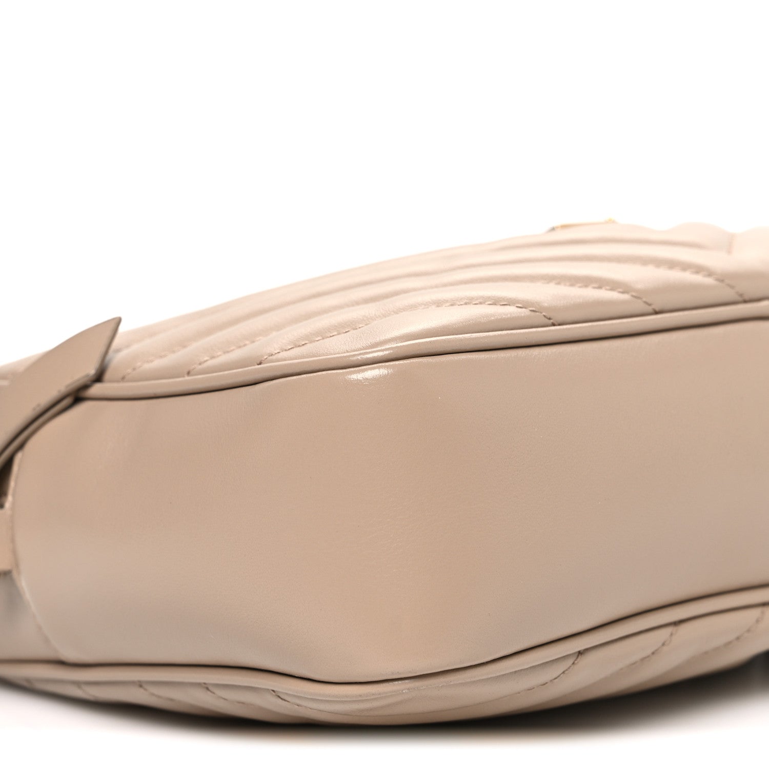 Saint Laurent Calfskin Matelasse Monogram Lou Camera Bag Dark Beige 9 of 11