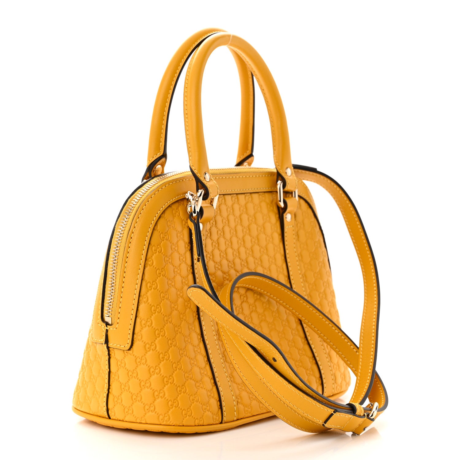 Gucci Soft Microguccissima Mini Dome Bag New Buttercup 3 of 11