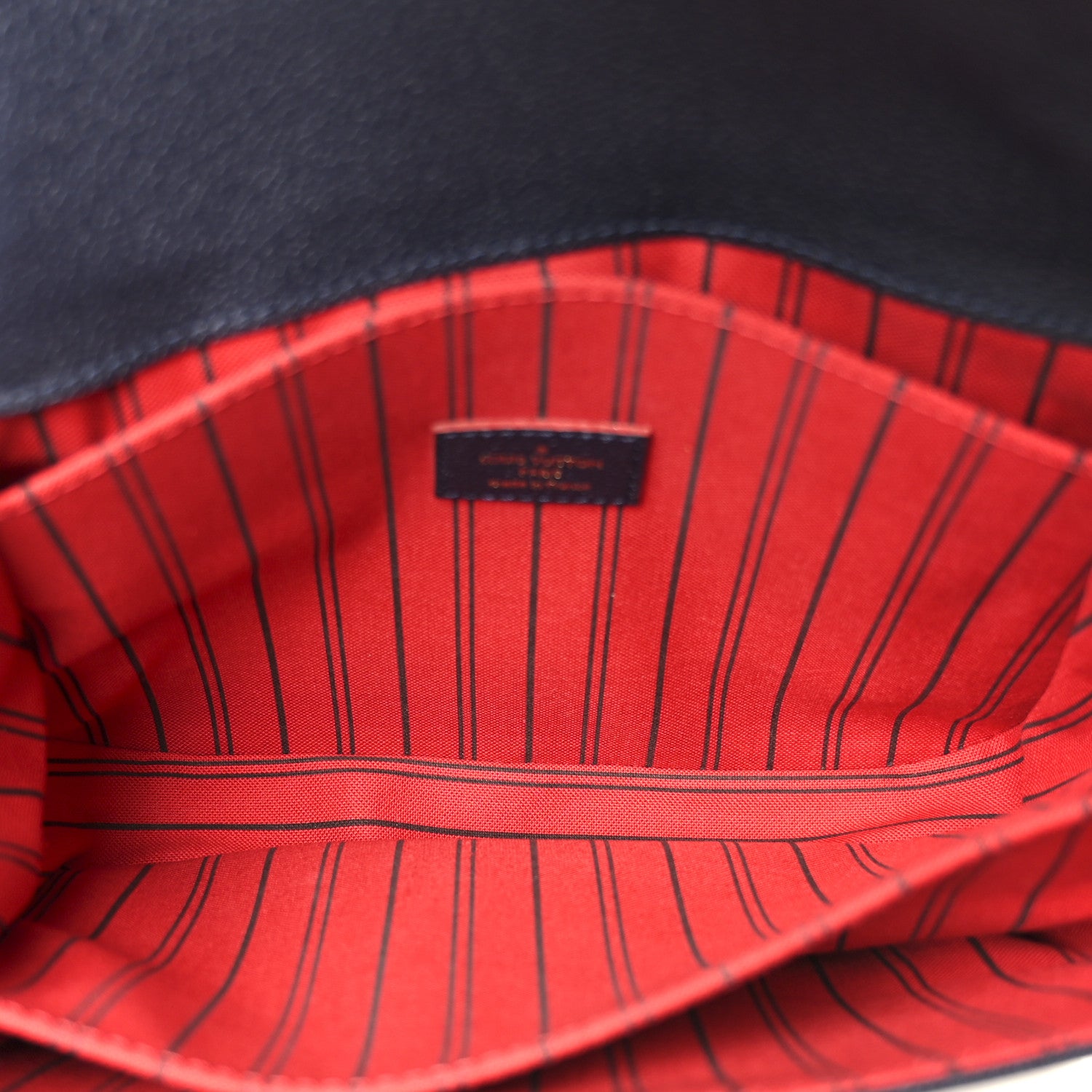 Louis Vuitton Empreinte Pochette Metis Marine Rouge 5 of 12