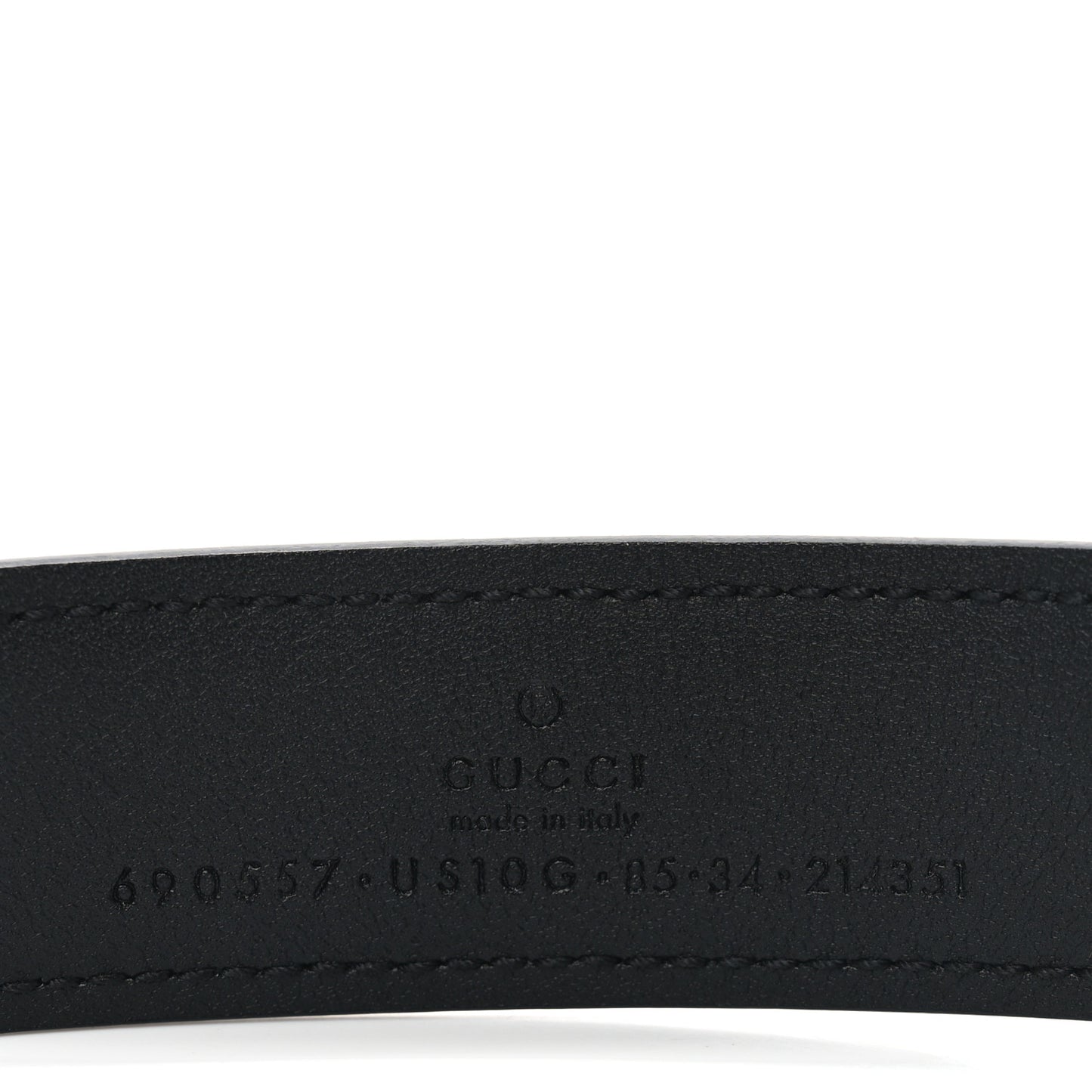 Ciny Lux Calfskin Blondie 30mm Belt 85 34 Black