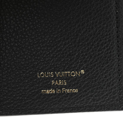 Louis Vuitton Empreinte Monogram Giant Victorine Wallet Black Beige 6 of 7