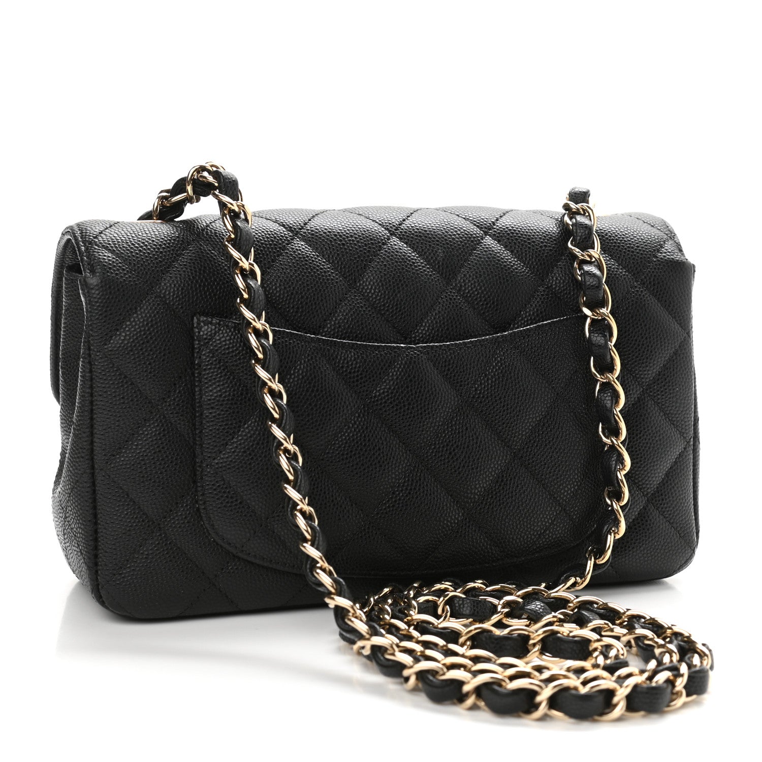 Chanel Caviar Quilted Mini Rectangular Flap Black 3 of 13