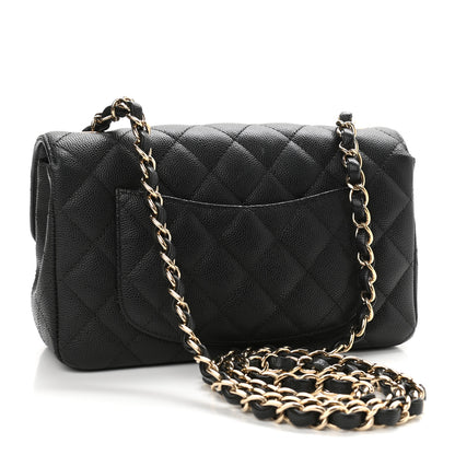 Chanel Caviar Quilted Mini Rectangular Flap Black 3 of 13