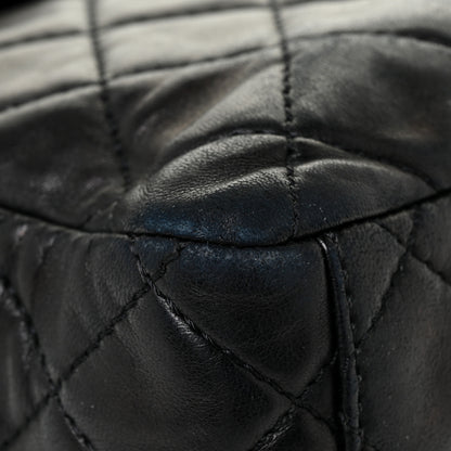 Chanel Washed Lambskin Quilted Maxi Single Flap Black 8 of 24