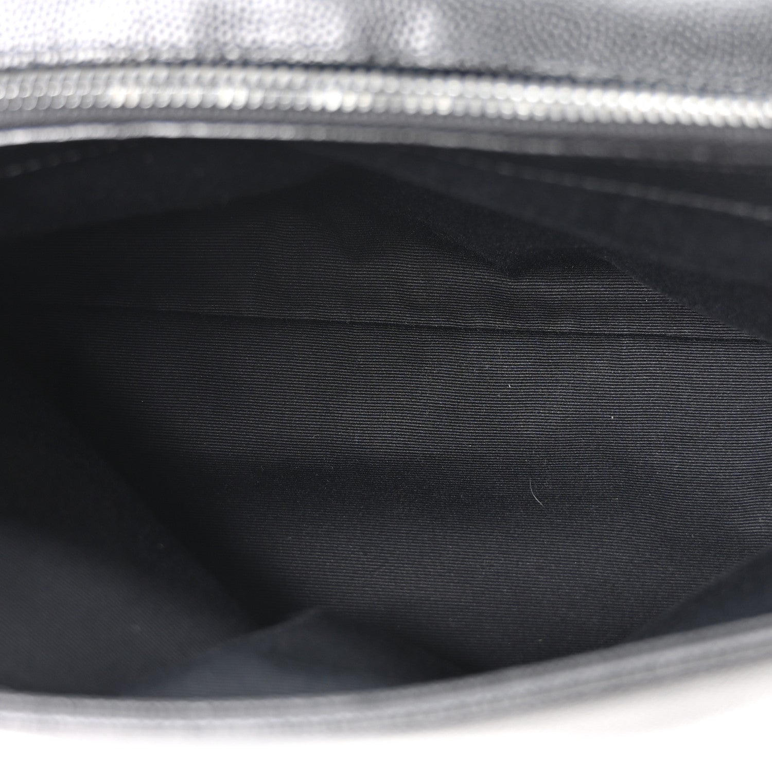 Saint Laurent Grain De Poudre Medium West Hollywood Monogram Fold-Over Black 5 of 10