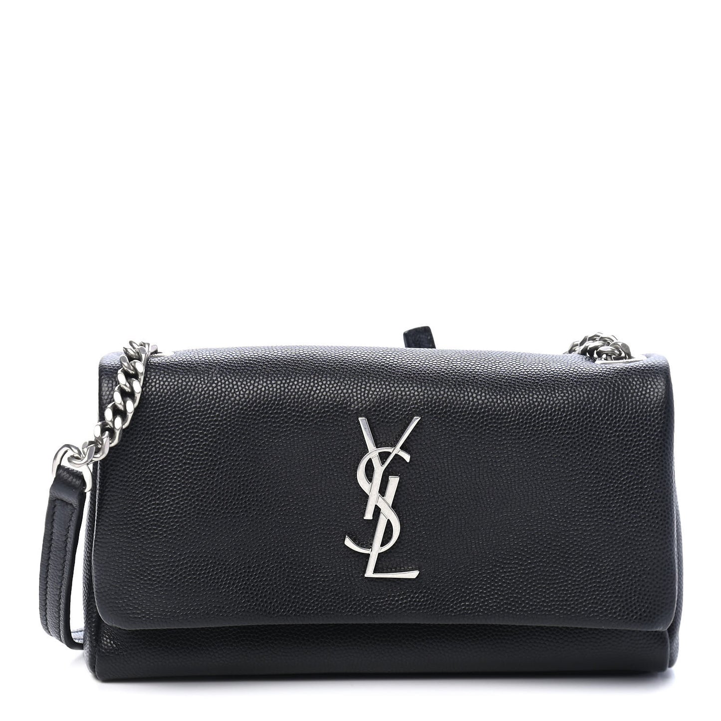 Grain De Poudre Monogram Toy West Hollywood Fold-Over Bag Black