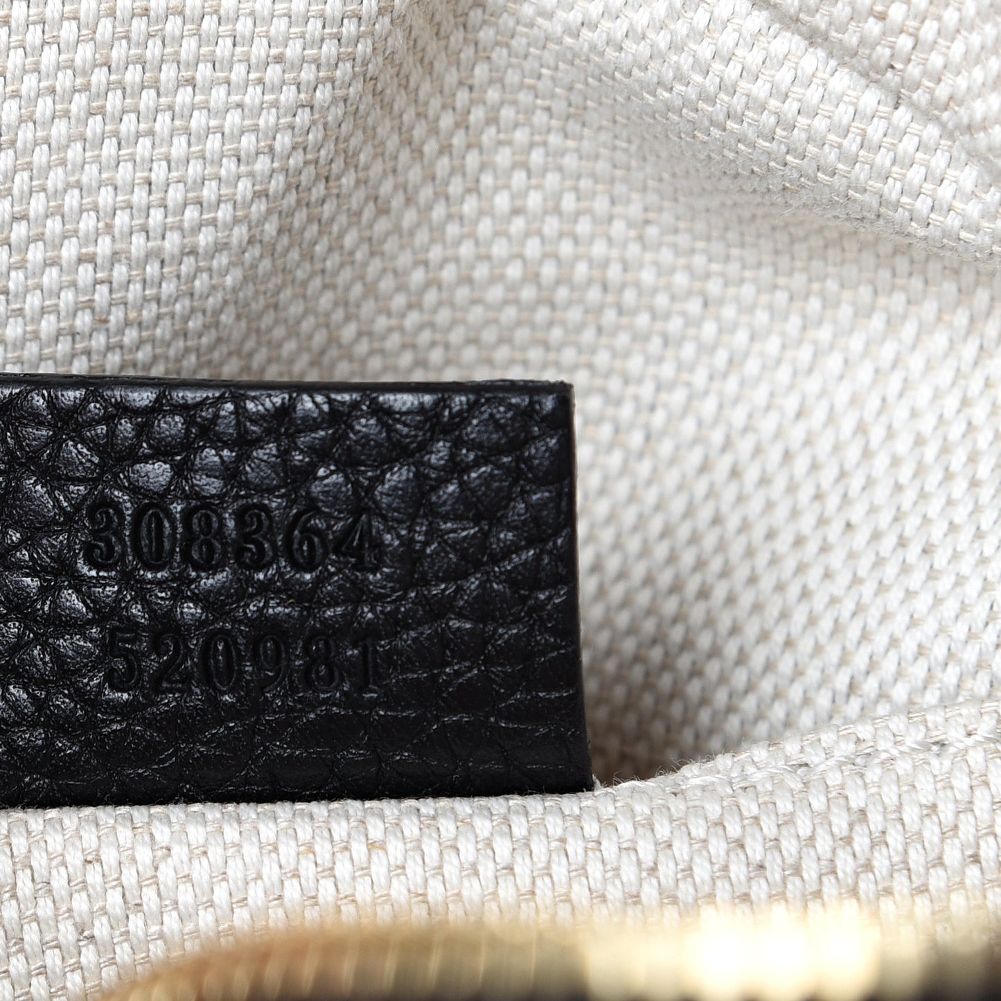 Pebbled Calfskin Small Soho Disco Bag Black