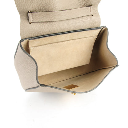 Chloe Grained Lambskin Drew Shoulder Bag Motty Grey 6 of 8