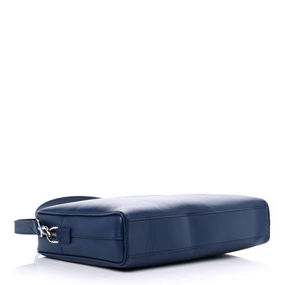 Burberry London Calfskin Ainsworth Briefcase Navy 4 of 11