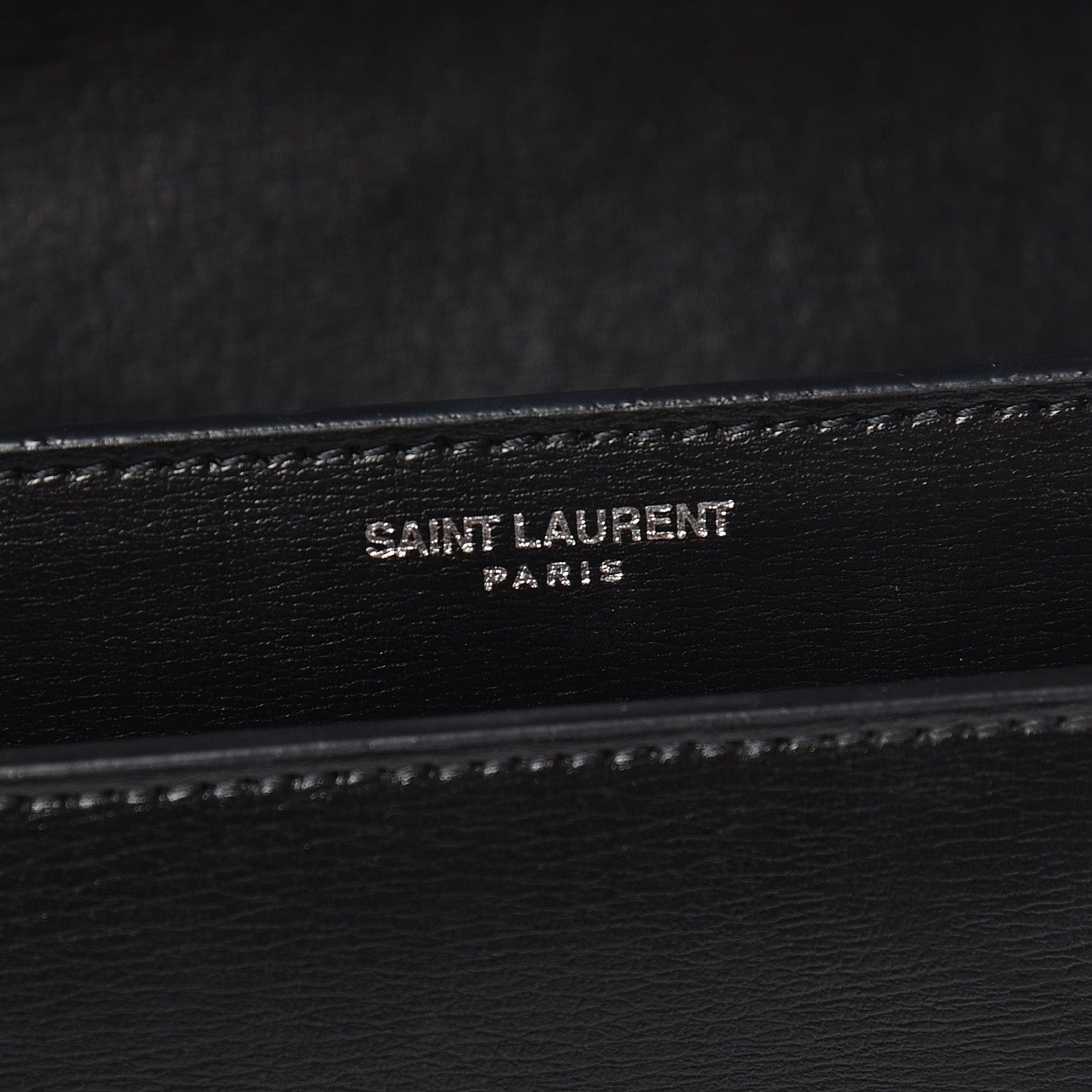 Saint Laurent Calfskin Medium Monogram Sunset Black 11 of 12