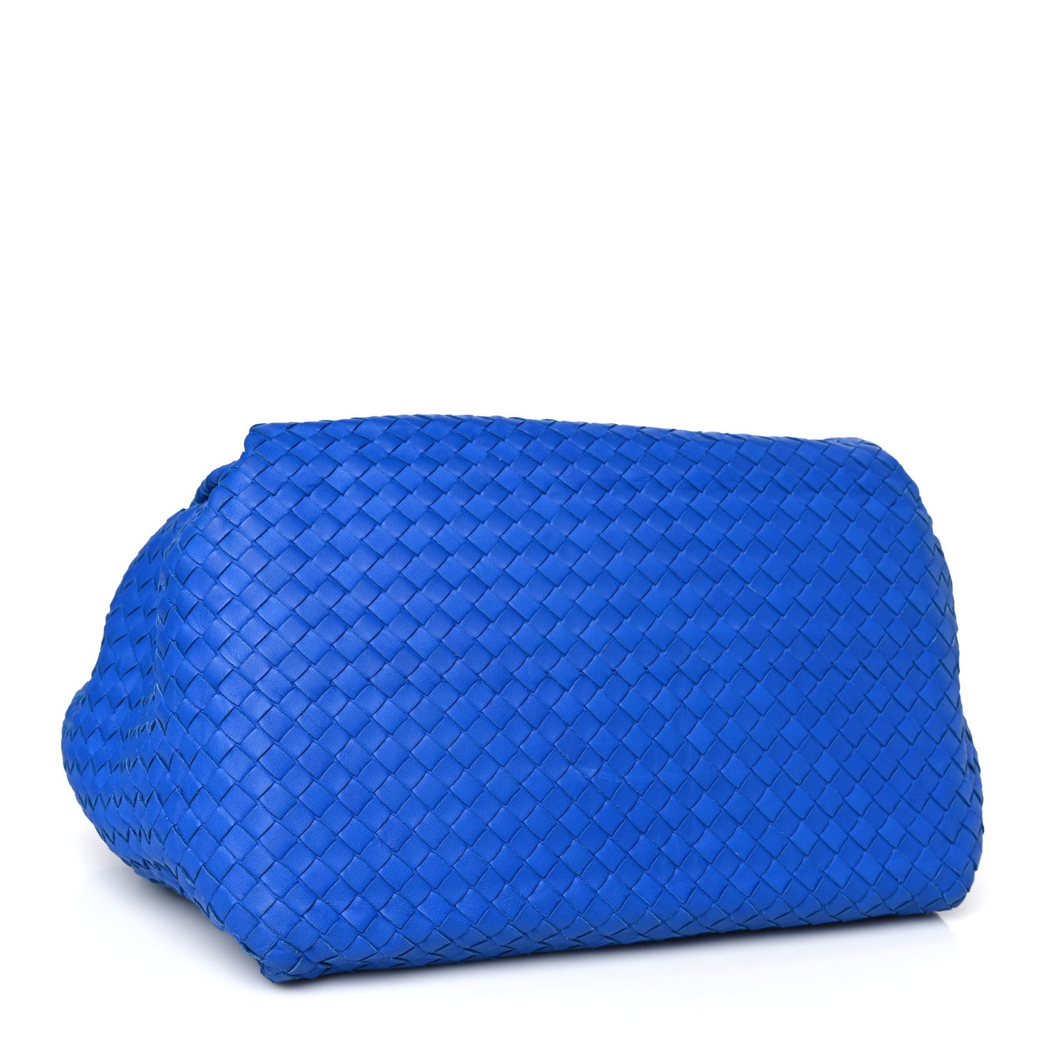 Bottega Veneta Nappa Intrecciato Parachute Bag Signal Blue 4 of 9