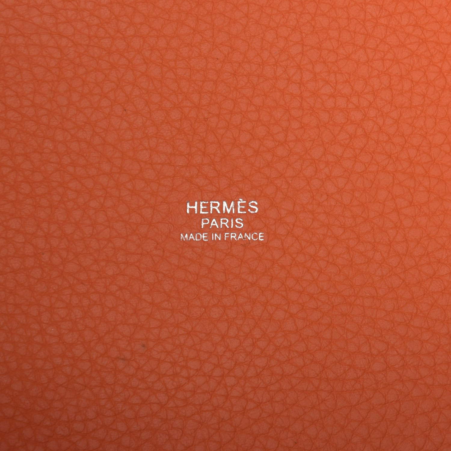 Hermes Taurillon Clemence Picotin Lock 22 MM Orange 6 of 13