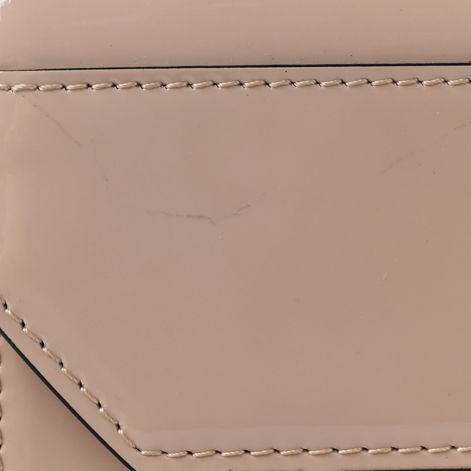 Christian Louboutin Patent Calfskin Mini Elisa Baguette Nougat 6 of 6