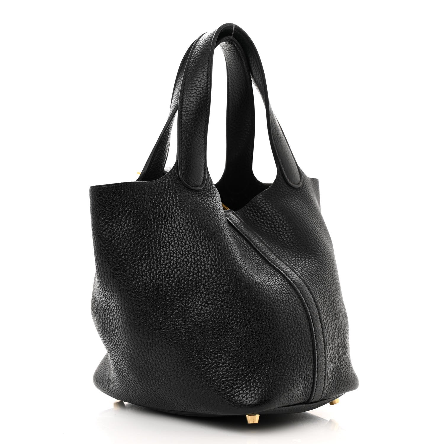 Hermes Taurillon Clemence Picotin Lock 18 PM Black 3 of 15