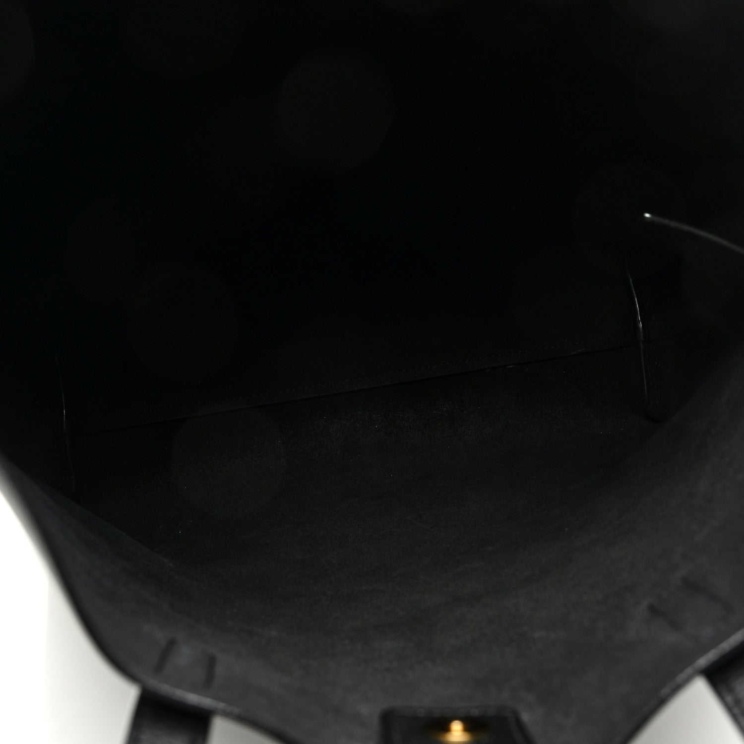 Saint Laurent Calfskin North-South Shopping Tote Black 5 of 10