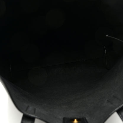 Saint Laurent Calfskin North-South Shopping Tote Black 5 of 10