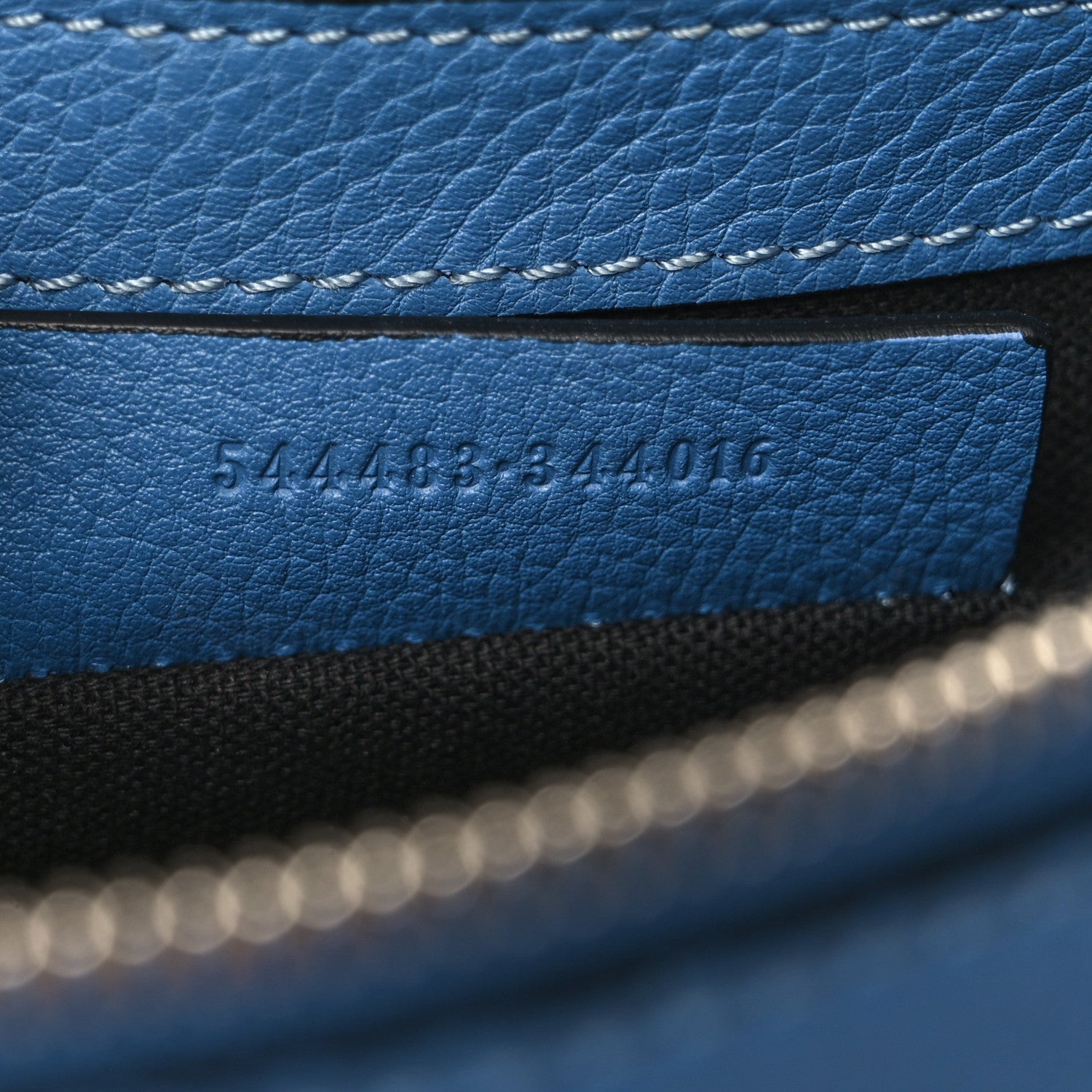 Alexander McQueen Grained Calfskin Padlock Crossbody Bag Blue 6 of 11