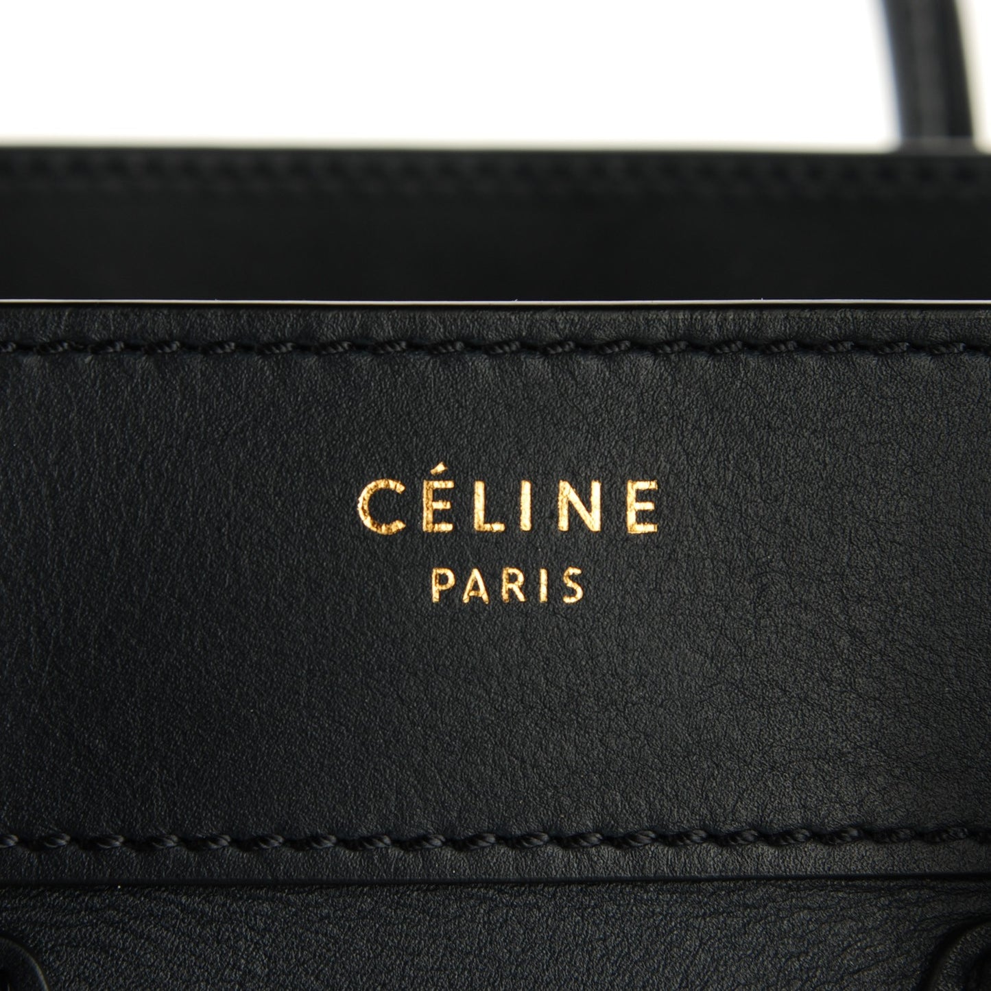Smooth Calfskin Micro Luggage Navy Blue