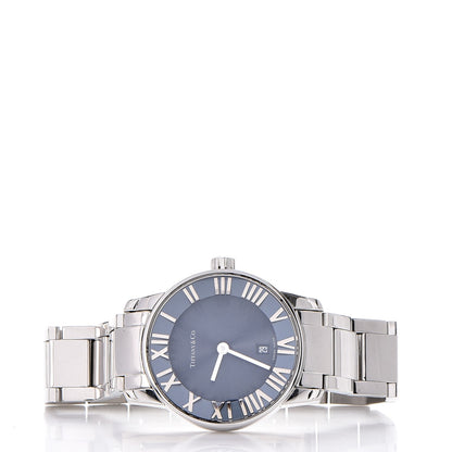 Tiffany Stainless Steel 29mm Atlas 2-Hand Quartz Watch Blue Azure 3 of 7