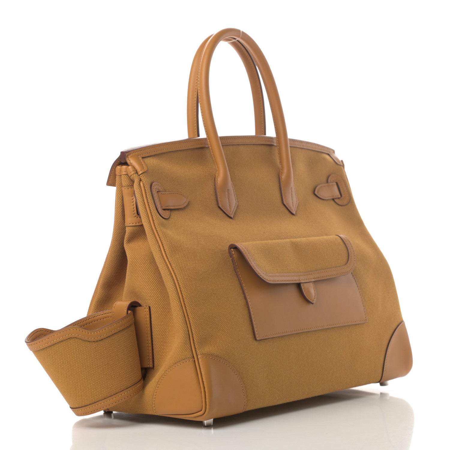 Hermes Toile Goeland Swift Cargo Birkin 35 Sesame 3 of 11