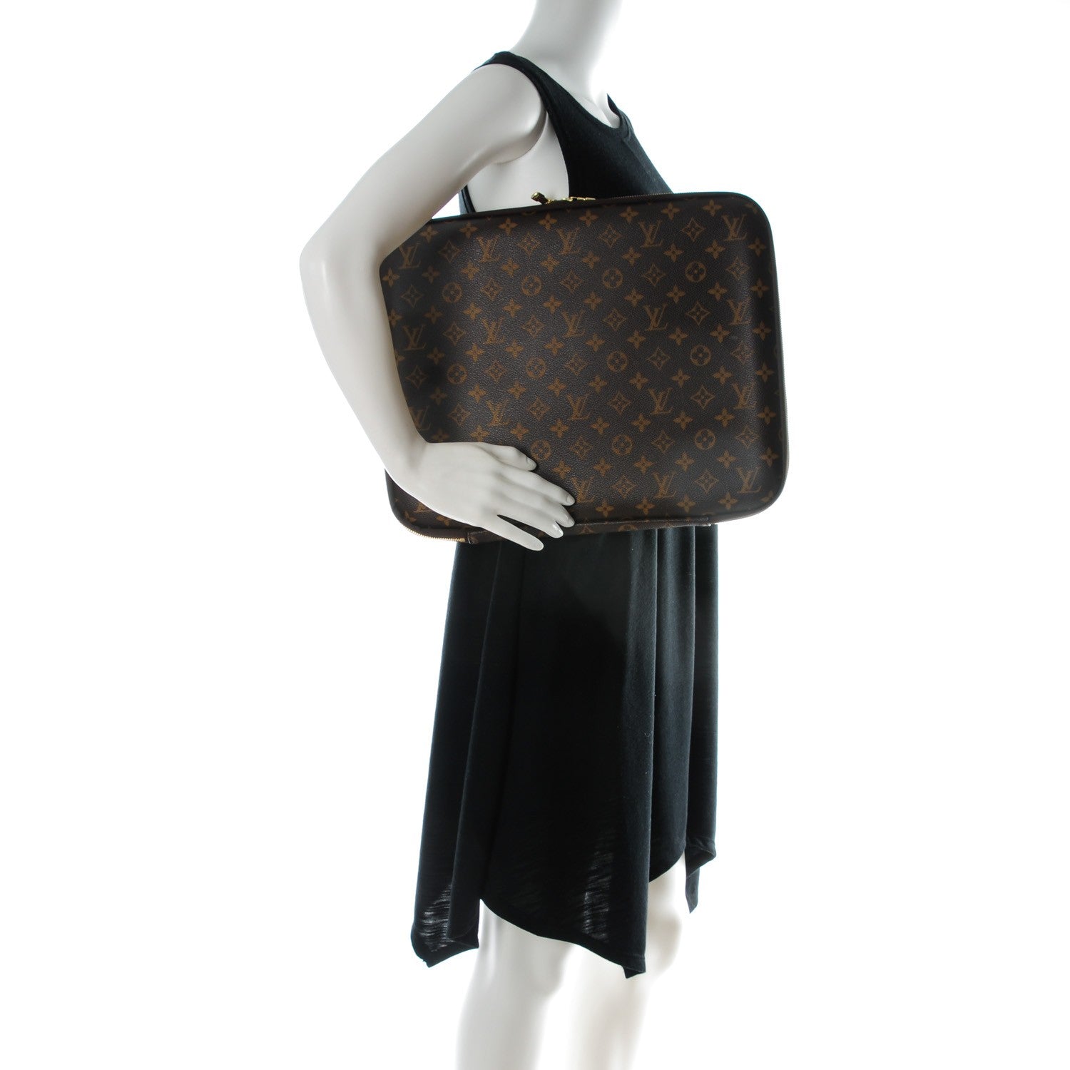Louis Vuitton Monogram 15 Inch Laptop Sleeve 2 of 7