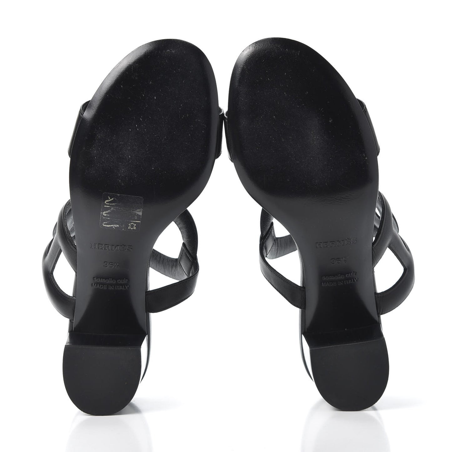 Nappa Bikini Sandals 36.5 Black
