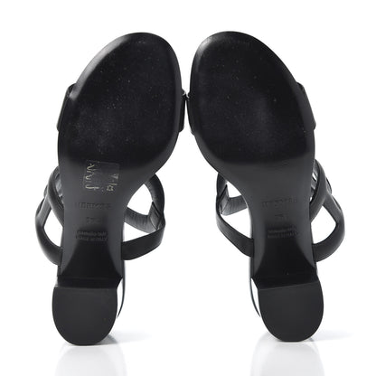 Hermes Nappa Bikini Sandals 36.5 Black 5 of 10