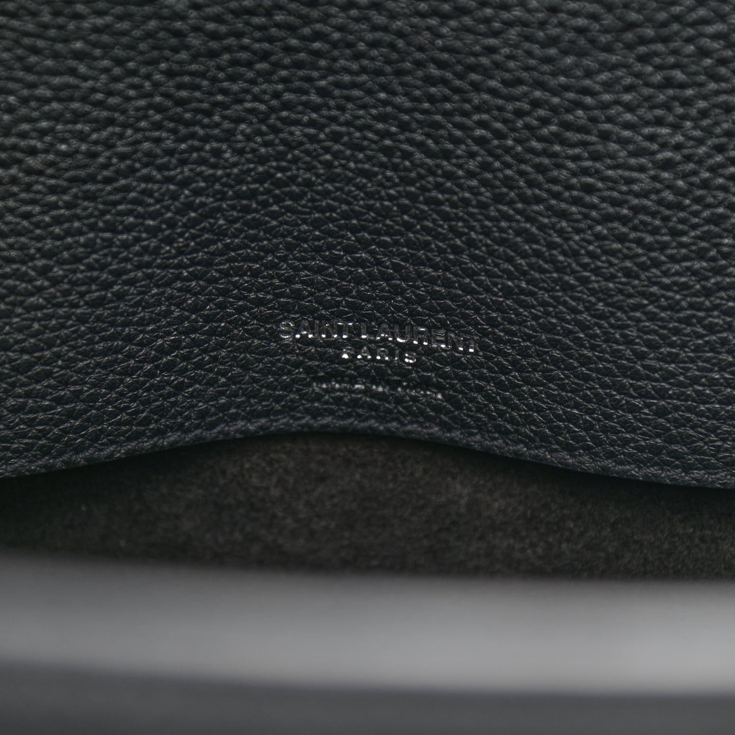 Grained Calfskin Medium Souple Sac De Jour Black