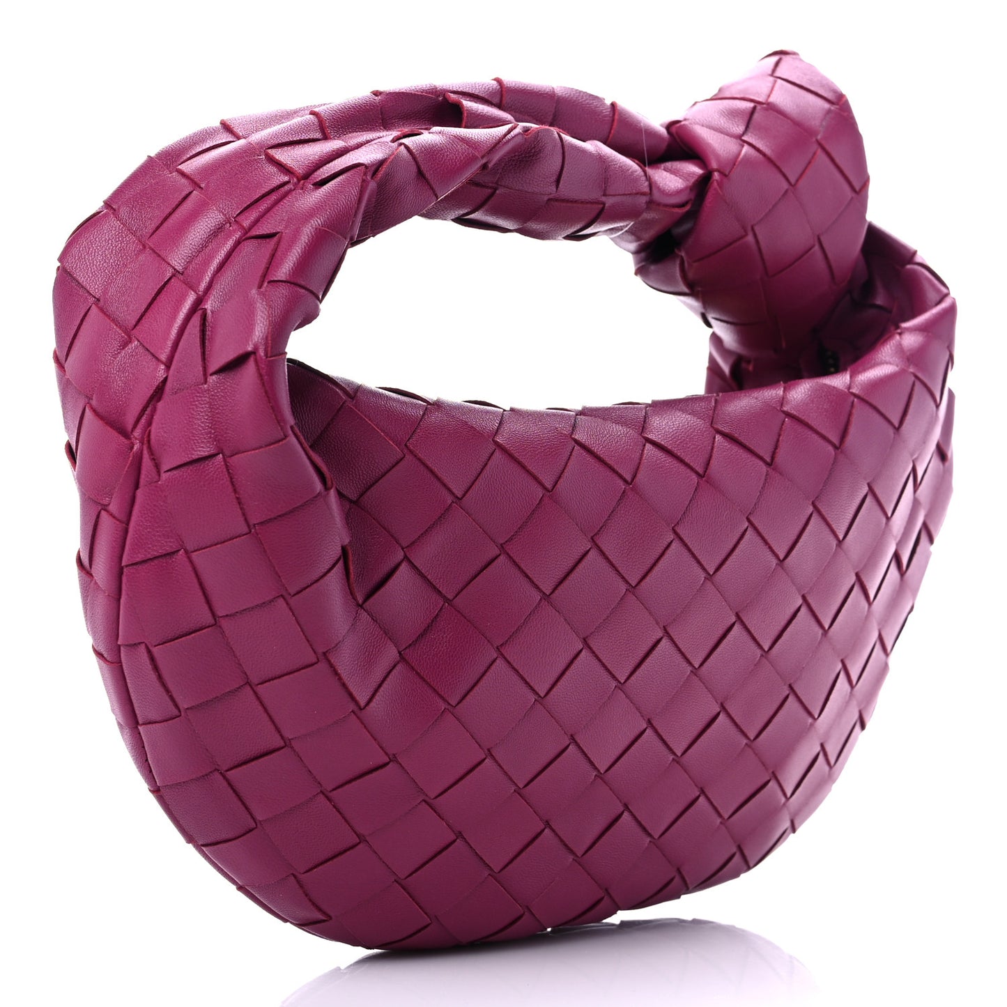 Nappa Intrecciato Mini Jodie Cinnabar