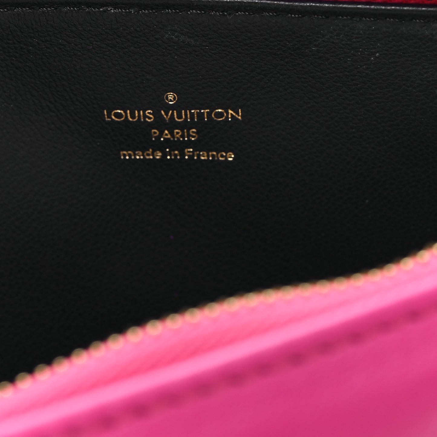 Lambskin Embossed Monogram Coussin PM Rose Miami