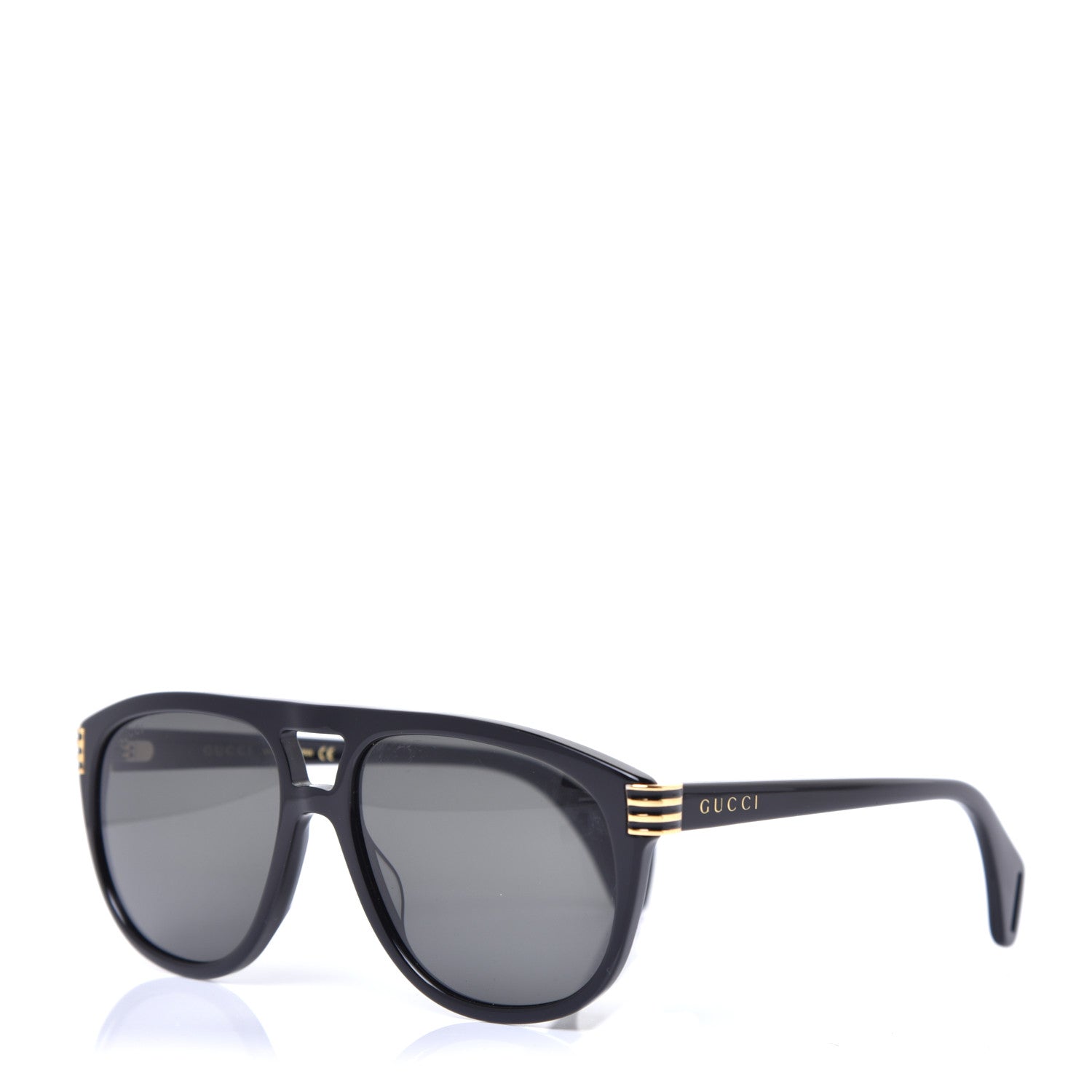 Gucci Acetate Aviator Sunglasses GG0525S Black 1 of 8
