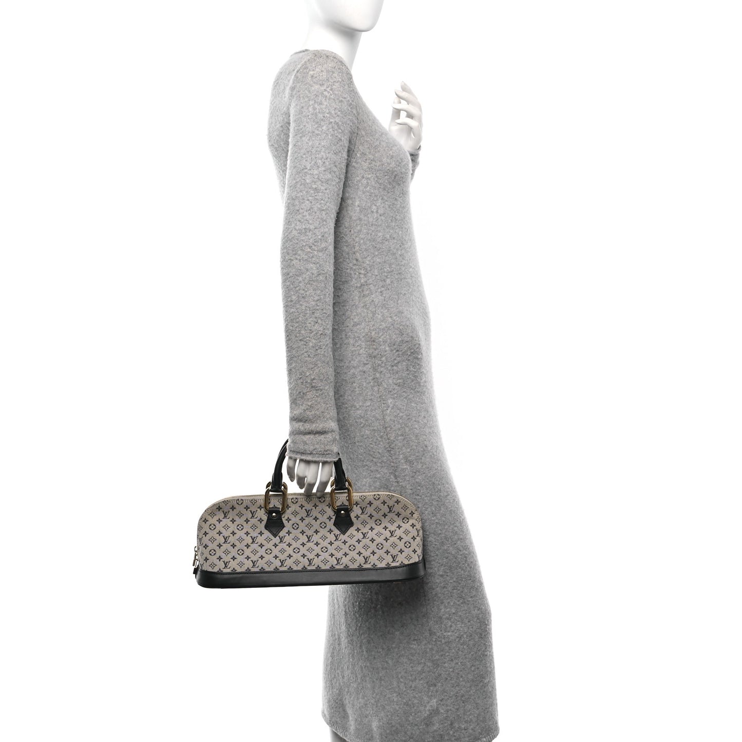 Mini Monogram Alma Long Blue