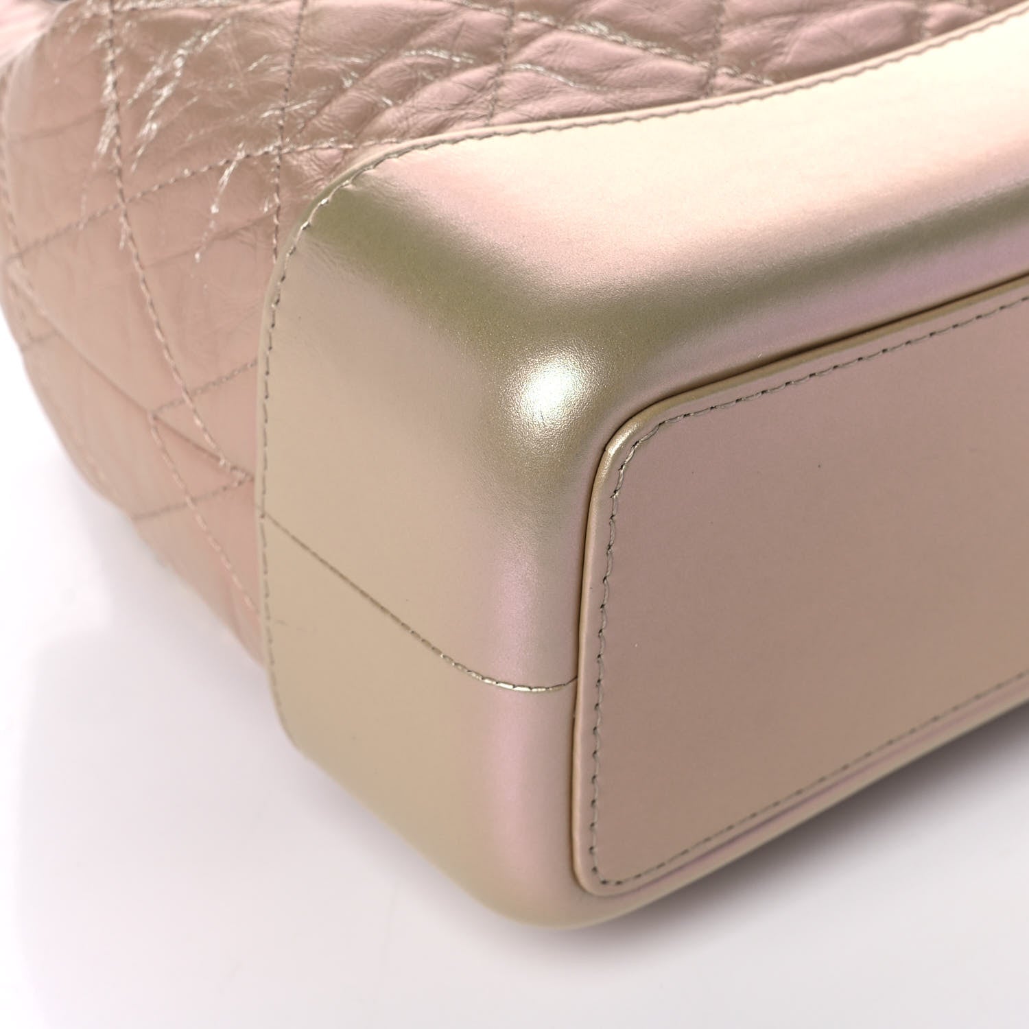 Chanel Iridescent Lambskin Calfskin Small Quilted Gabrielle Backpack Light Pink 9 of 11
