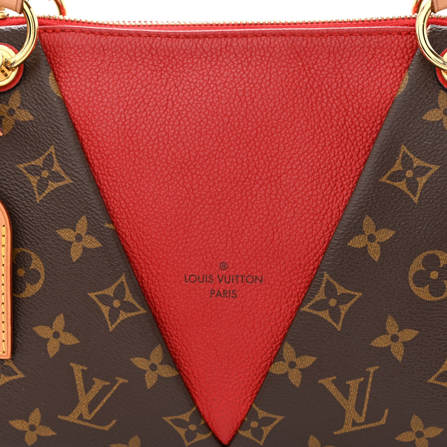 Monogram V Tote BB Cherry