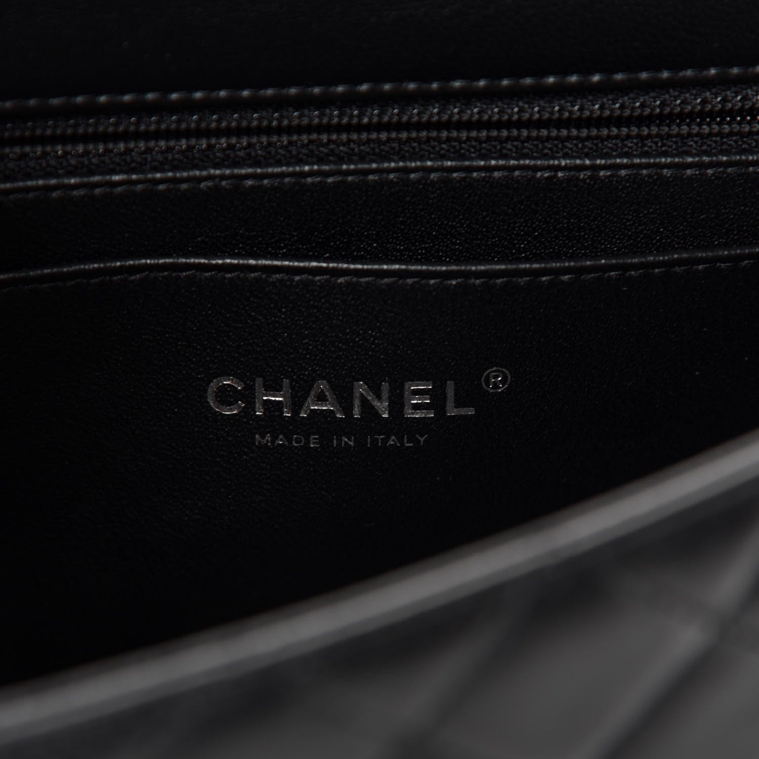 Chanel Lambskin Quilted Mini Rectangular Flap Black 10 of 13