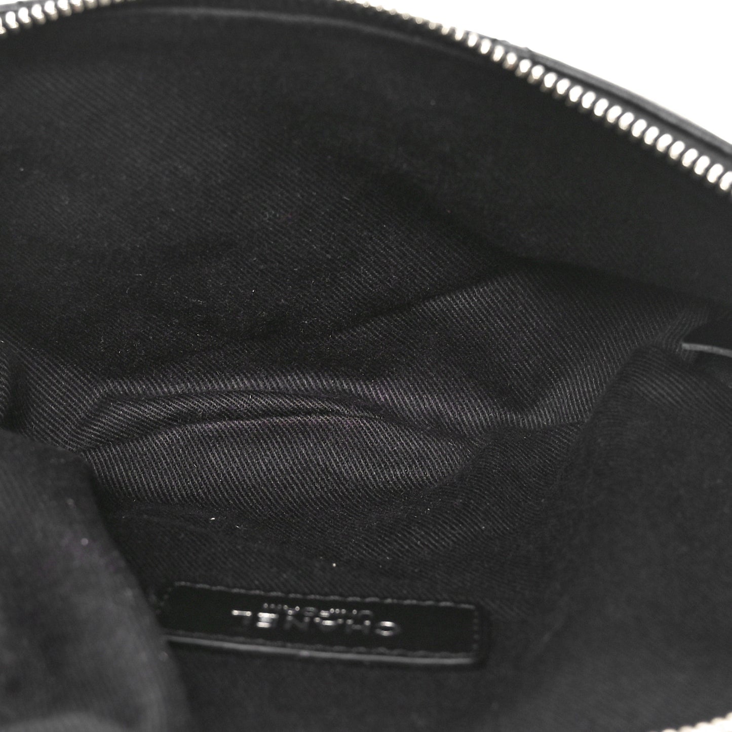 Calfskin Quilted Waist Belt Bag Black