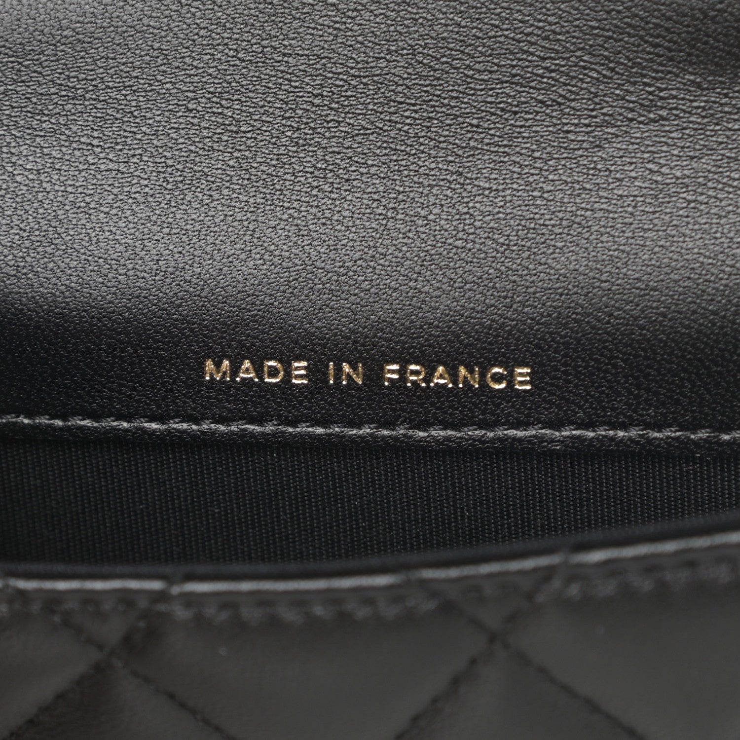 Chanel Lambskin Quilted Top Handle Flap Coin Purse With Chain Black 7 of 13