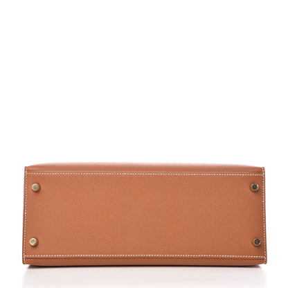 Hermes Epsom Kelly Sellier 28 Gold 6 of 35