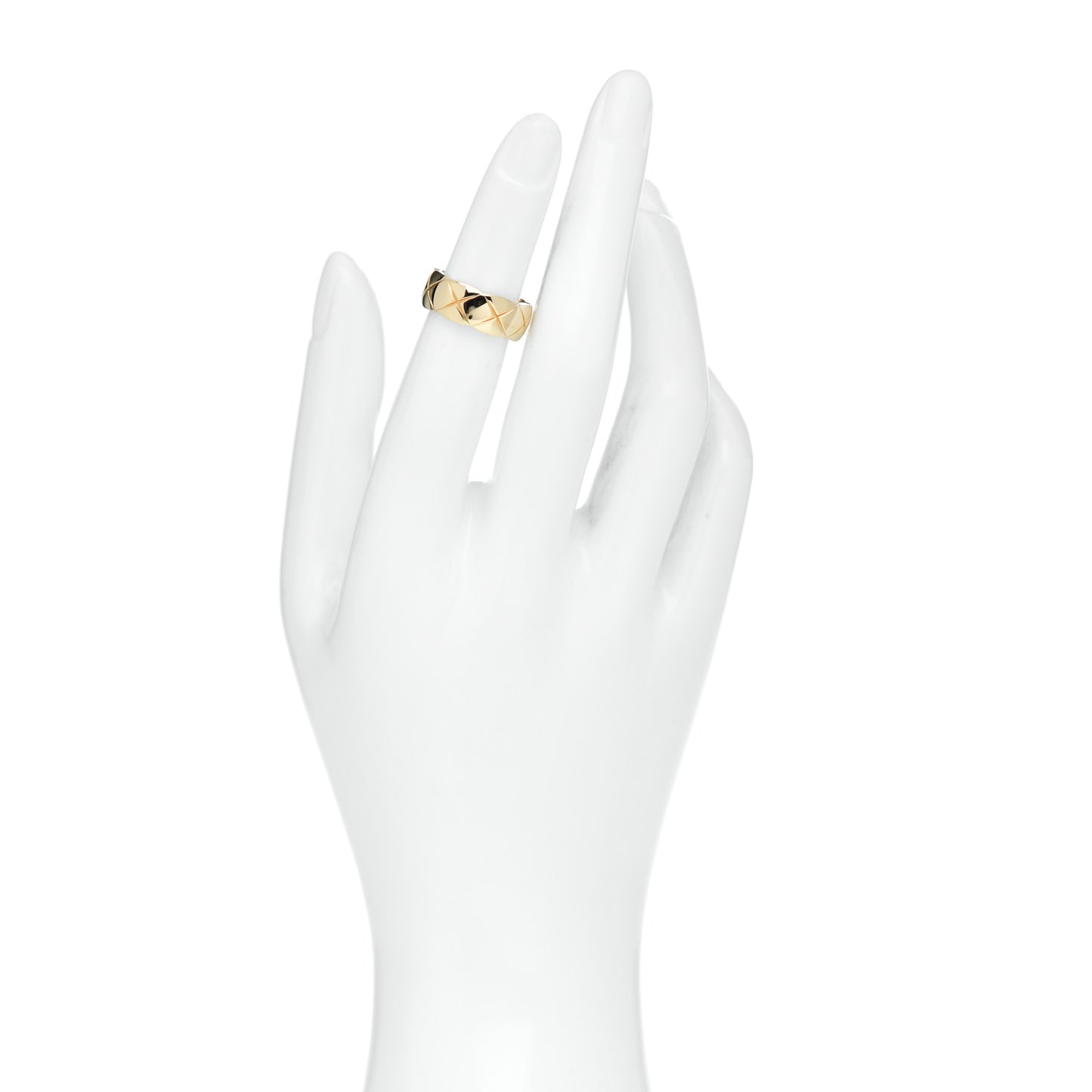 18K Yellow Gold Small Coco Crush Ring 47 4.25