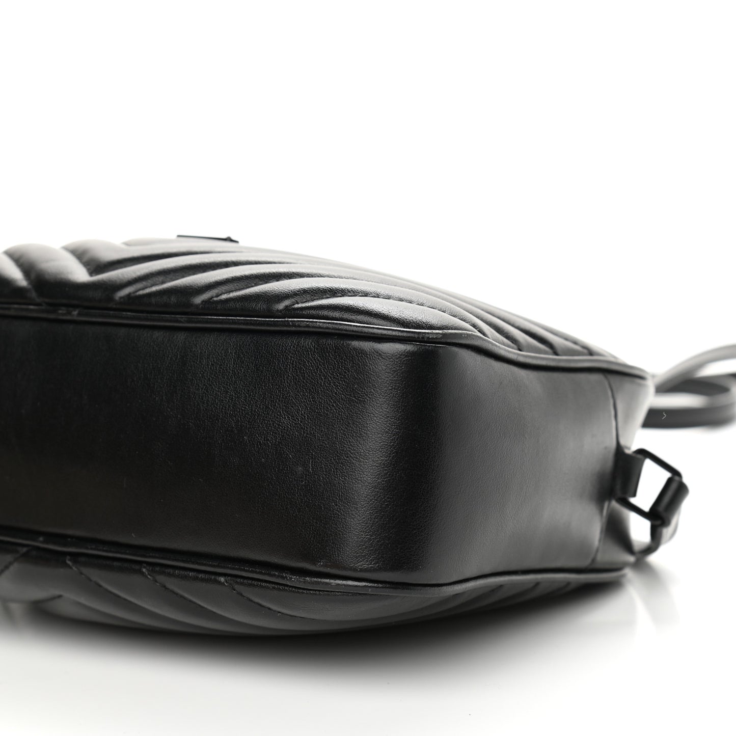 Calfskin Matelasse Monogram Lou Camera Bag Black