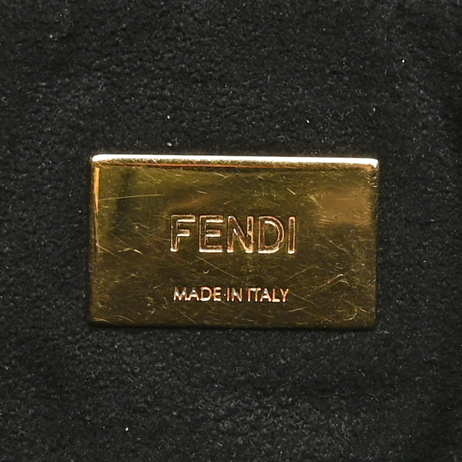 Fendi Vitello Glacier Medium FF Tote Black 6 of 12