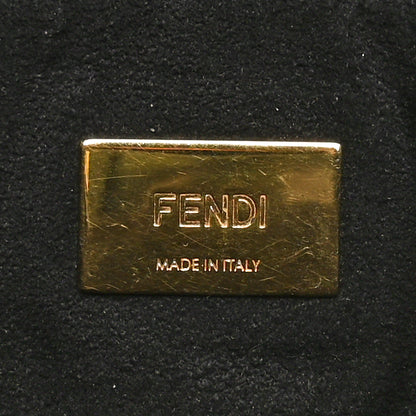 Fendi Vitello Glacier Medium FF Tote Black 6 of 12